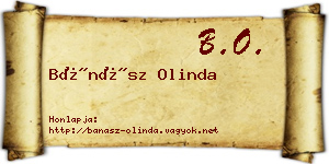 Bánász Olinda névjegykártya